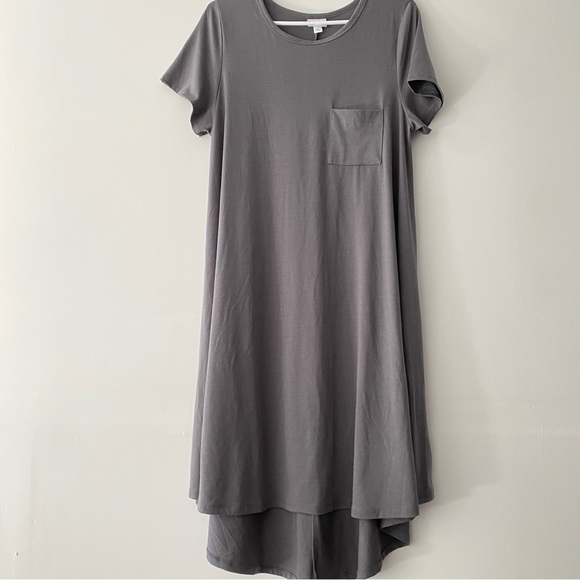LuLaRoe Dresses & Skirts - Lularoe dress Carly high low gray
